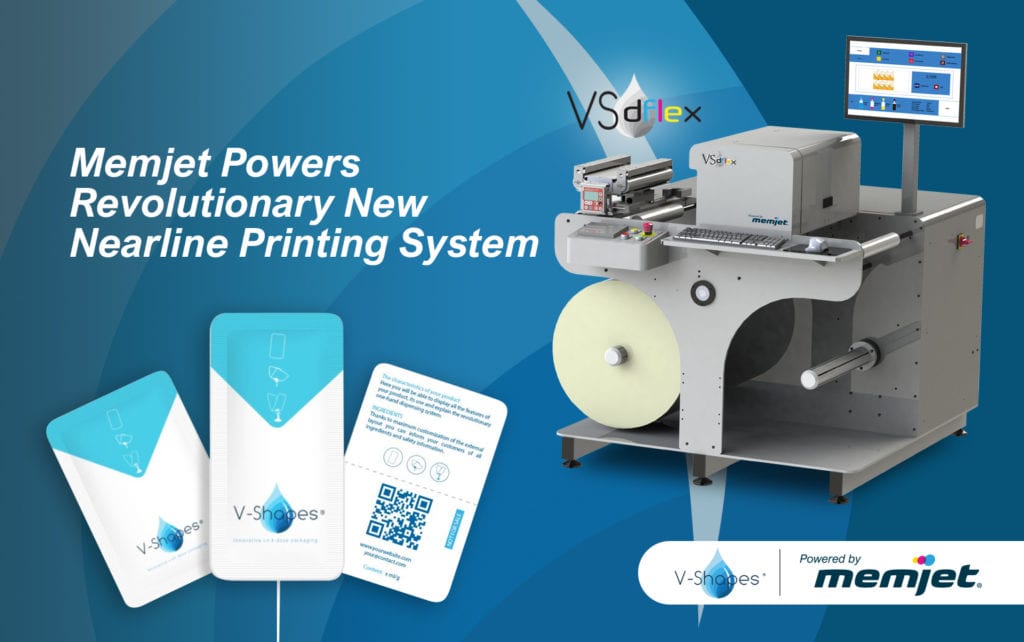 V-shapes nearline printing system powered by Memjet.