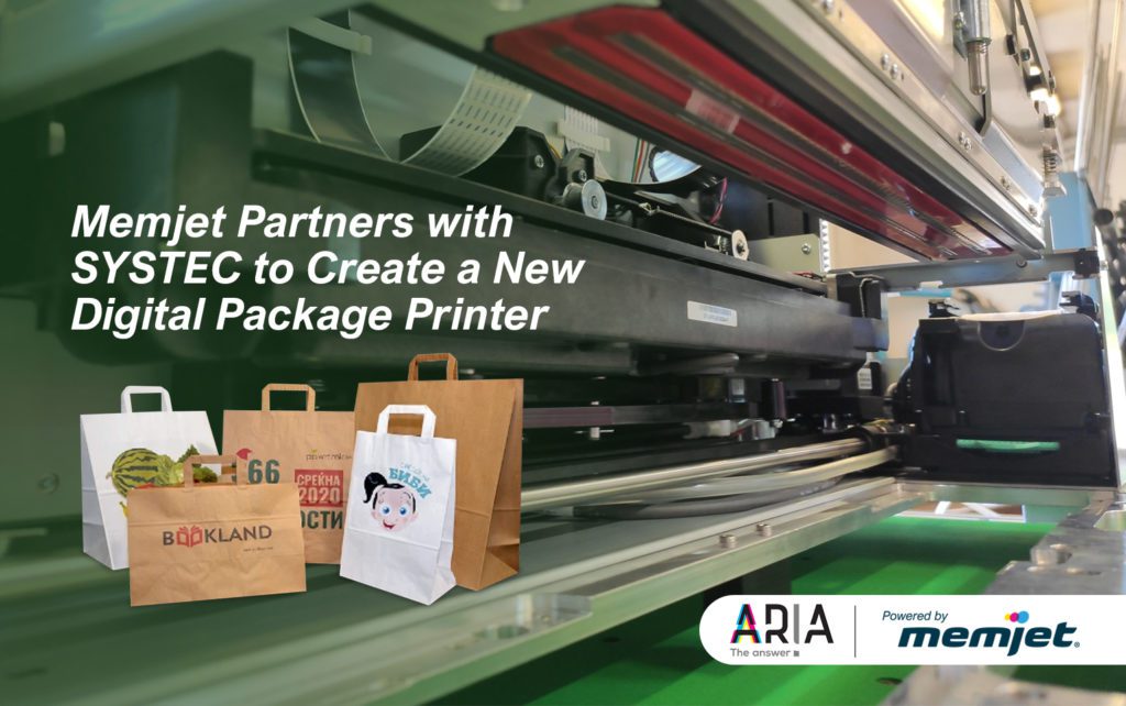 Memjet partners with SYSTEC to create a new digital package printer.