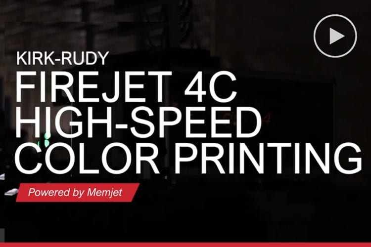 Kirk-Rudy FireJet 4c high-speed color printing.