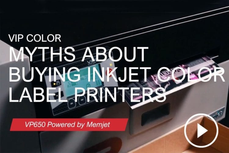 Myths about inkjet color label printers.