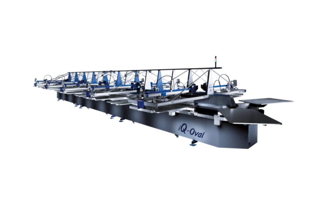 iQ-Oval textile printer powered by Memjet.
