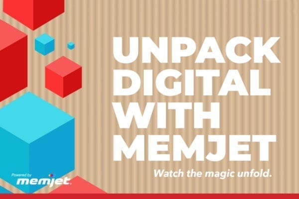 Unpack digital with Memjet.