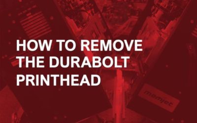 12. How to Remove the DuraBolt Printhead