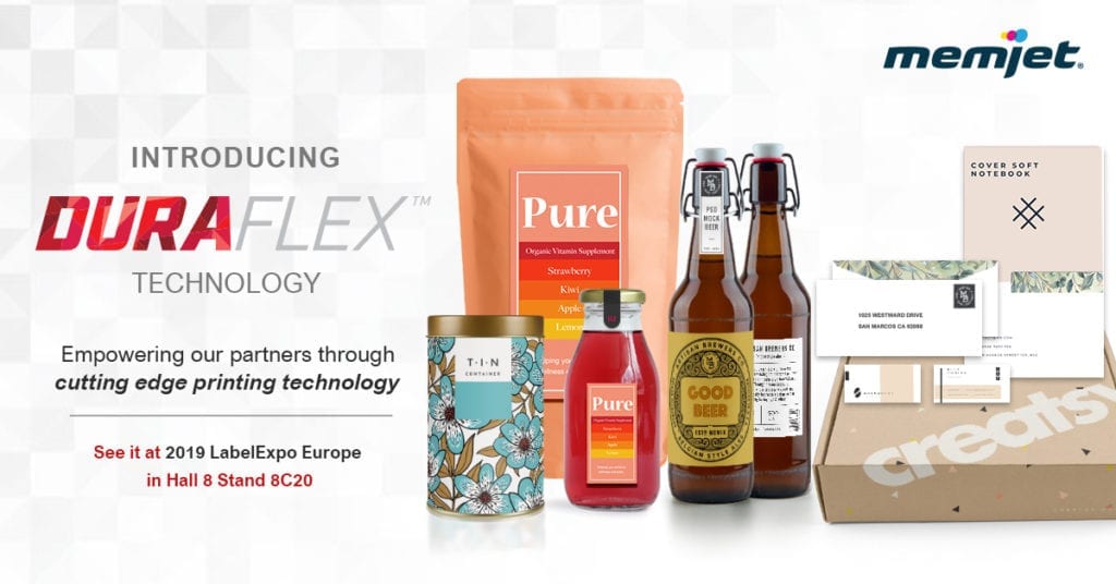 DuraLink inkjet technology for packaging and label applications.