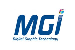 MGI logo. MGI printing solutions are powered by Memjet's digital inkjet technology.