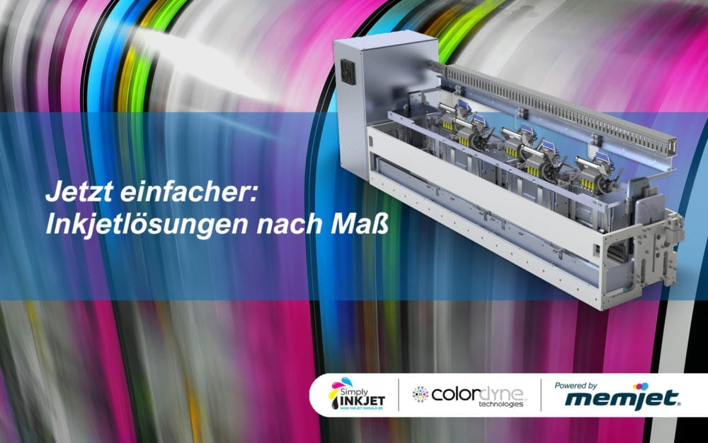 Simply Inkjet, Colordyne and Memjet collaboration leads to innovation.