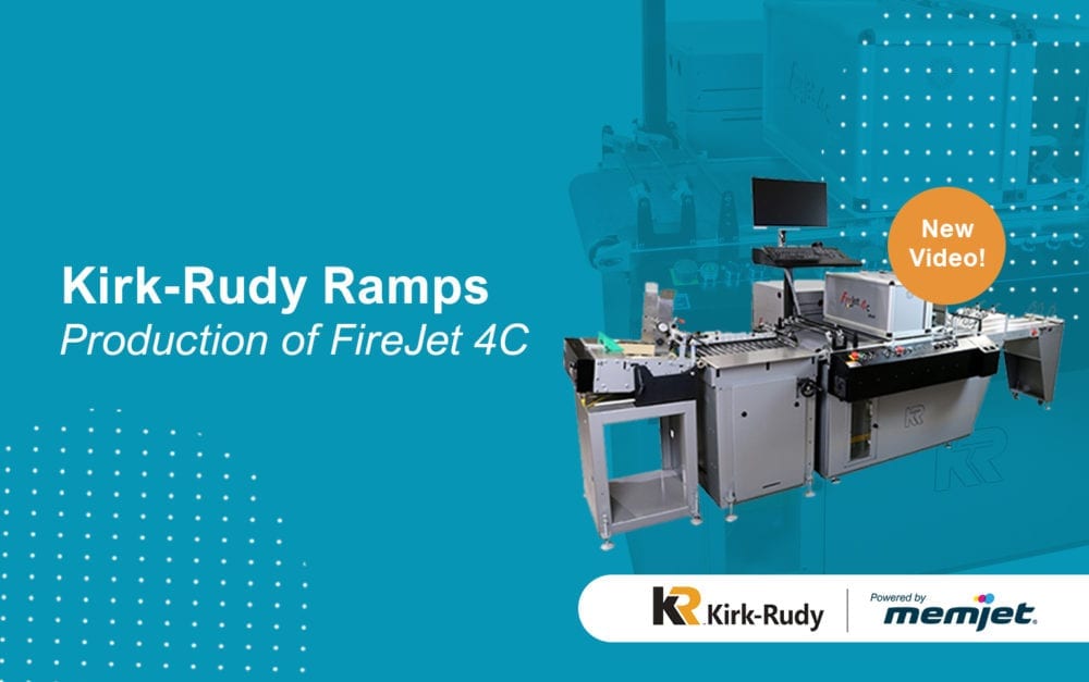 Kirk-Rudy innovates with the development of FireJet 4C powered by Memjet.